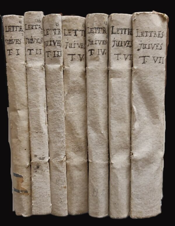 ARGENS de Boyer Lettres Juives
