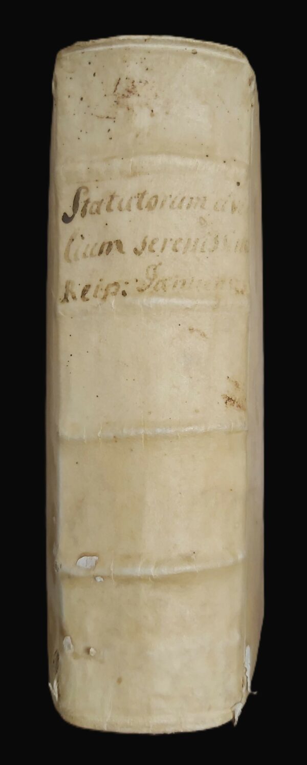 STATUTORUM CIVILIUM Serenissimae Reipublicae Januensis Libri sex. Quibus in hac ultima Editione accesserunt multae Leges & Decreta & alia... - immagine 2