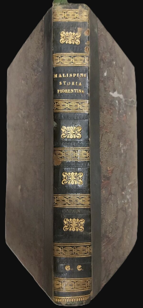 STORIA FIORENTINA di... col seguito di Giacotto Malispini dalla edificazione di Firenze sino all'anno 1286. Ridotta a miglior lezione e con annotazioni illustrata da Vincenzio Follini bibliotecario della Pubblica Libreria Magliabechiana e Accademico residente della Crusca. - immagine 2