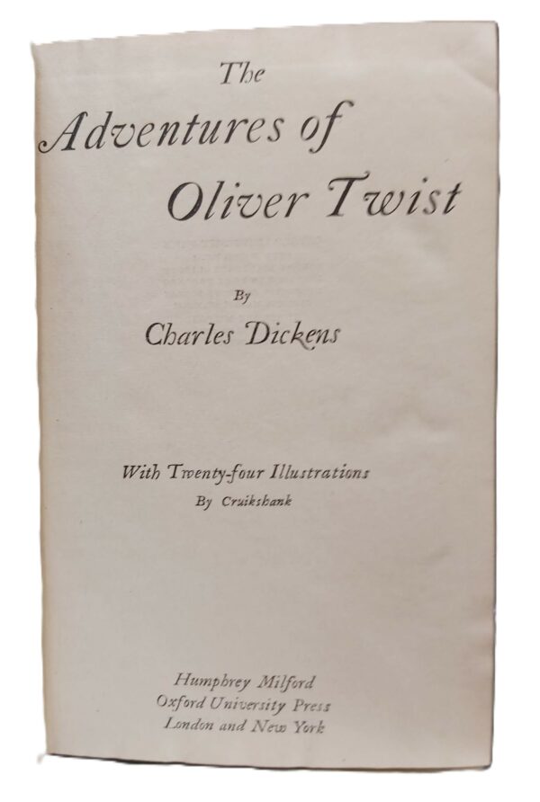 Dickens Oliver Twist