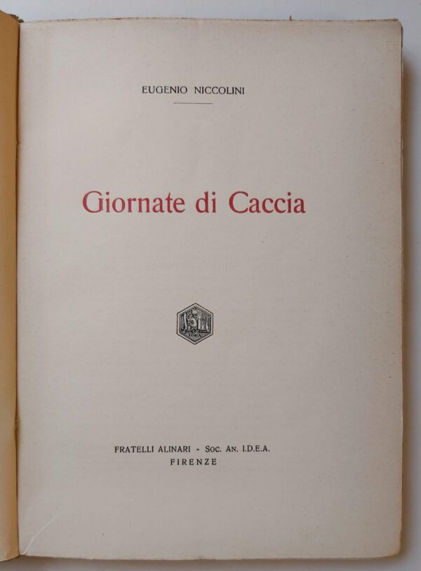 GIORNATE DI CACCIA.