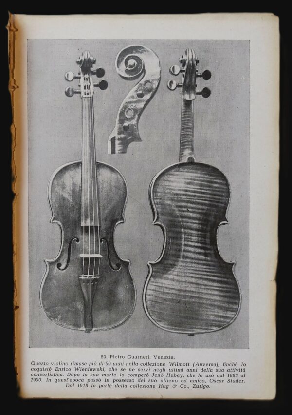 STORIA DEL VIOLINO. Traduzione dal Tedesco di Giuseppina Ripamonti Perego (138 illustrazioni). - immagine 2
