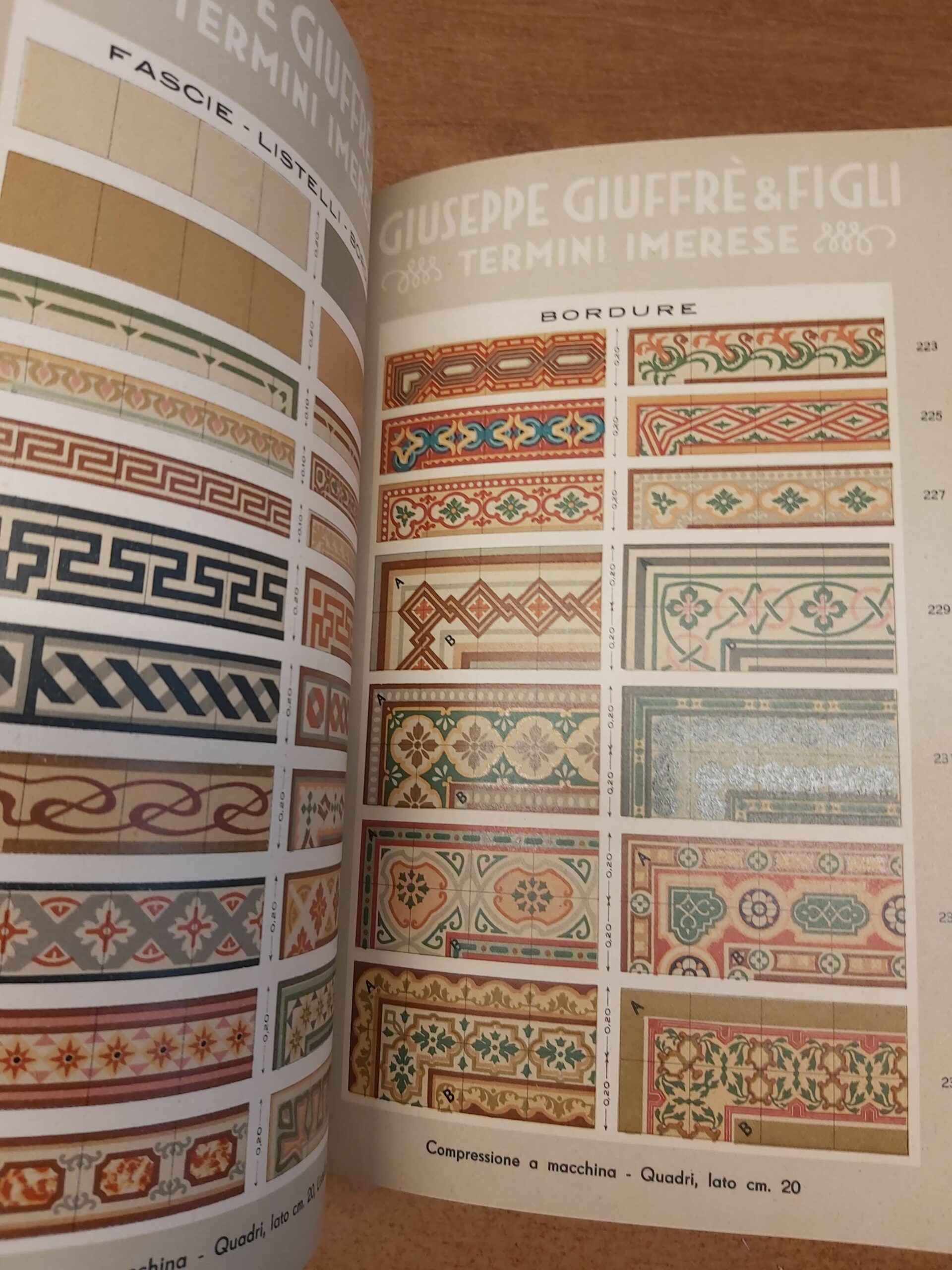 G.PPE GIUFFRE' & FIGLI. Premiato stabilimento per la fabbricazione delle mattonelle in cemento. Casa fondata nel 1891. Termini Imerese. Album dei pavimenti edizione B. - immagine 5