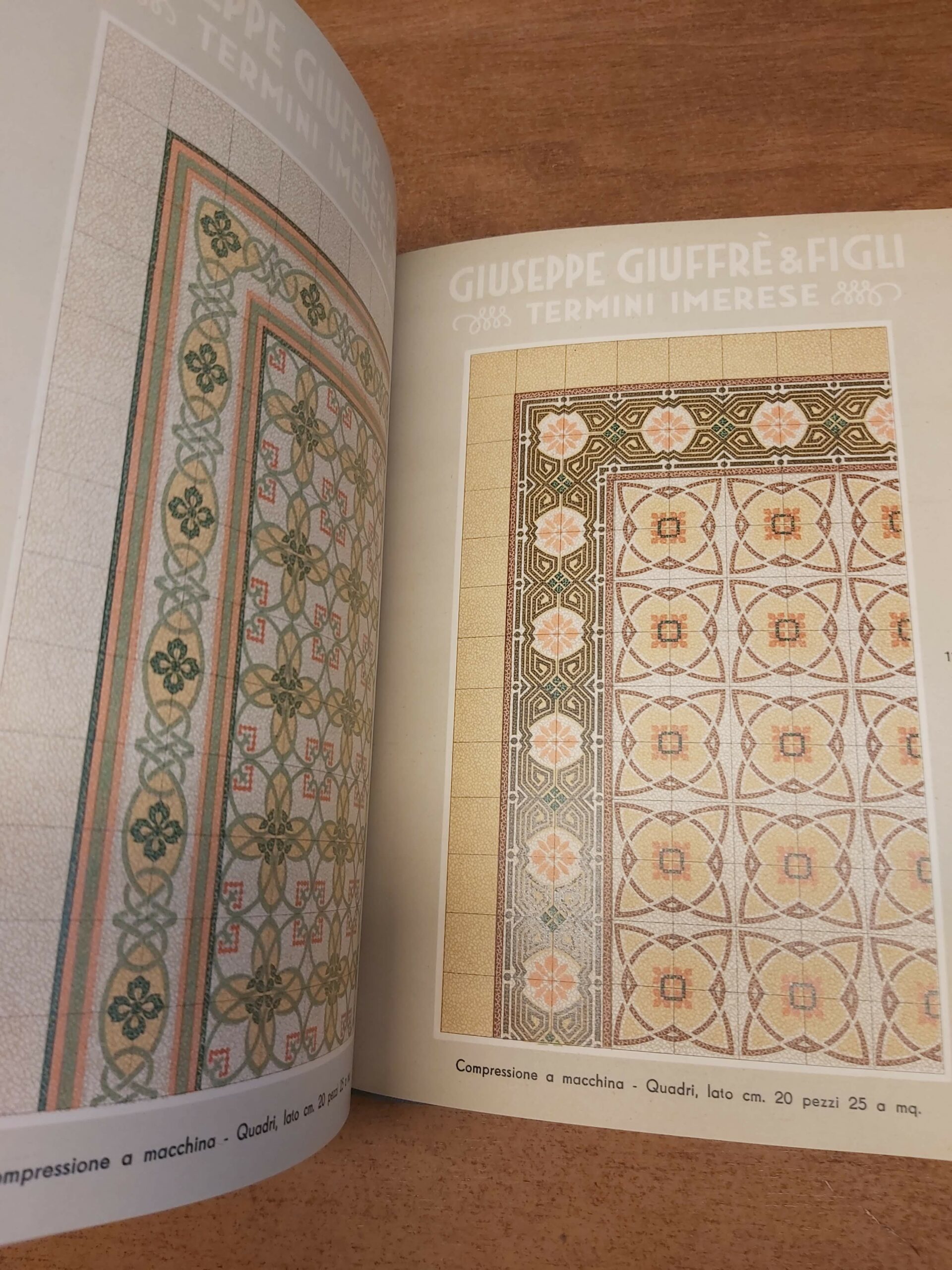 G.PPE GIUFFRE' & FIGLI. Premiato stabilimento per la fabbricazione delle mattonelle in cemento. Casa fondata nel 1891. Termini Imerese. Album dei pavimenti edizione B. - immagine 7